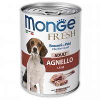 Вологий корм для собак Monge (Монж) Dog Fresh Lamb 0.4 кг