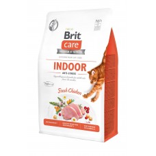 Сухий беззерновий корм для котів Brit Care Cat GF Indoor Anti-stress 0.4 кг