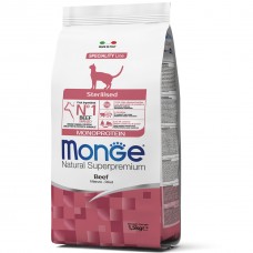 Cухий корм для котів Monge Cat Monoprotein Sterilised Beef 1.5 кг