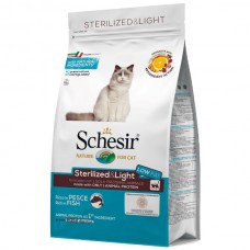 Cухой корм для котов Schesir (Шезир) Cat Sterilized & Light Fish 0.4 кг