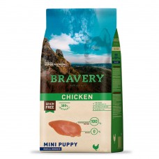 Сухий беззерновий корм для цуценят Bravery Puppy Mini Chicken 2 кг