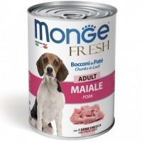 Вологий корм для собак Monge (Монж) Dog Fresh Pork 0.4 кг