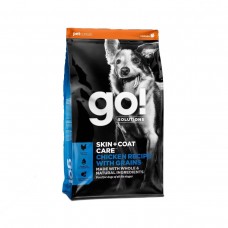 Сухий беззерновий корм для собак та цуценят GO! Skin + Coat Chicken 11.4 кг