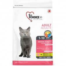 Сухий корм для котів 1st Choice (Фест Чойс) Indoor Vitality Chicken 10 кг