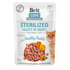 Вологий корм для стерилізованих котів Brit Care Cat Pouch Sterilized 85 г