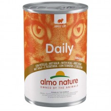 Вологий корм для котів Almo Nature Daily Cat Veal 400 г