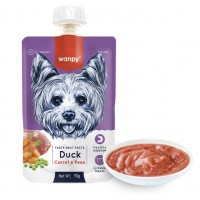 Вологий корм для собак Wanpy Duck Carrot & Pea 90 г