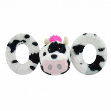 Іграшка для собак Jolly Pets Tug-A-Mal Cow White 10 см