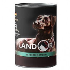 Вологий корм для собак Landor Senior Dog Lamb & Rabbit 0.4 кг