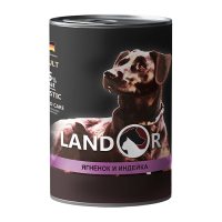 Влажный корм для собак Landor (Ландор) Adult Dog Lamb & Turkey 0.4 кг