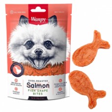 Ласощі для собак Wanpy Salmon Fish Shape Bites 100 г