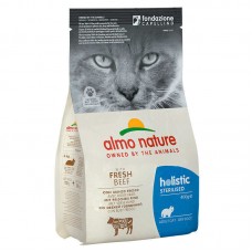 Сухий корм для котів Almo Nature Holistic Cat Sterilised Beef 0.4 кг