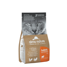 Сухий корм для котів Almo Nature Holistic Cat Chicken & Turkey 0.4 кг