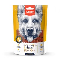 Ласощі для собак Wanpy beef jerky slices 100 г