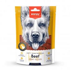 Лакомство для собак Wanpy beef jerky slices 100 г