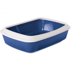 Лоток туалет для котов Savic Iriz Nordic Litter Tray Blue 50х37х13 см