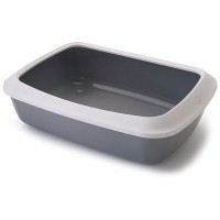 Туалет для котів Savic Iriz Nordic Litter Tray 50х37х13 см, Сірий