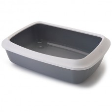 Туалет для котов Savic Iriz Nordic Litter Tray 50х37х13 см, Серый