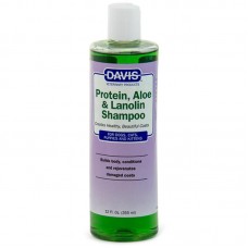 Концентрований шампунь для собак і котів Davis Protein & Aloe & Lanolin Shampoo 1:12 355 мл