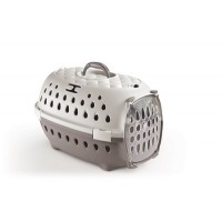 Переноска для собак і котів Travel Chic White/Light dove grey 34.5*50*32 см