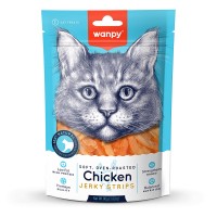 Ласощі для котів Wanpy (Ванпі) Cat Chicken Jerky Strips 80 г