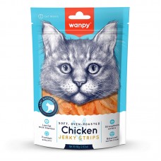 Лакомство для котов Wanpy (Ванпи) Cat Chicken Jerky Strips 80 г