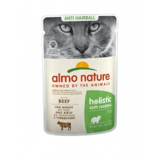 Вологий корм для котів Almo Nature Holistic Functional Cat Hairball Beef 70 г