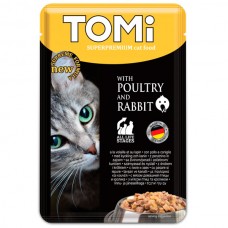 Вологий корм для котів TOMi Poultry Rabbit 100 г