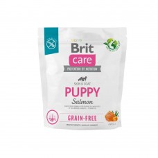 Сухой беззерновой корм для щенков Brit Care (Брит Кеа) Grain-free Puppy Salmon 1 кг