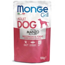 Вологий корм для собак Monge Dog Grill Beef 100 г