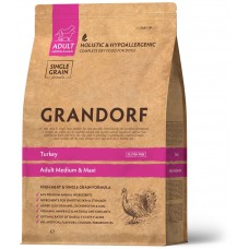 Сухой гипоаллергенный корм для собак Grandorf (Грандорф) Turkey Adult Medium & Maxi 10 кг