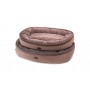 Лежак для собак Harley & Cho Donat Soft Touch Brown L 100х70 см
