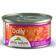 Вологий корм для котів Almo Nature Daily Cat Tuna & Salmone 85 г