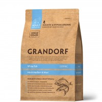 Сухий гіпоалергенний корм для собак Grandorf (Грандорф) White Fish Adult Medium & Maxi 3 кг