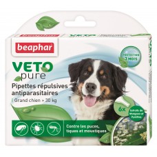 Краплі для собак протипаразитарні Beaphar Bio Spot on Dog Adult від 30 кг 6 шт.