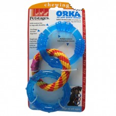 Іграшка для собак Petstages Orka Dental Links Blue 10 см