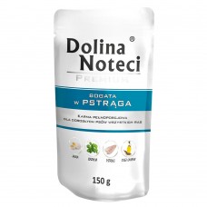 Вологий корм для собак Dolina Notecі Dog Premium With Trout 150 г