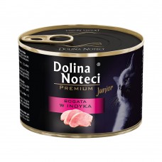 Вологий корм для котів Dolina Noteci Cat Premium Turkey Filet 185 г