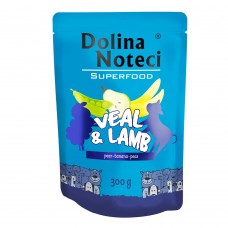 Вологий беззерновий корм для собак Dolina Noteci Dog Superfood With Veal & Lamb 300 г