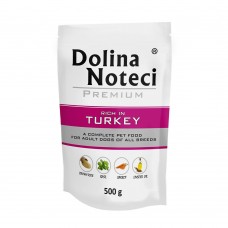 Вологий корм для собак Dolina Noteci Dog Premium With Turkey 500 г