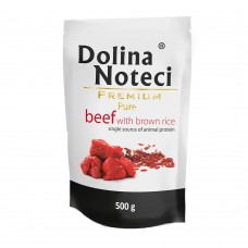 Вологий корм для собак Dolina Noteci Dog Premium Pure With Beef 500 г