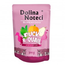 Вологий беззерновий корм для собак Dolina Noteci Dog Superfood With Duck & Quail 300 г