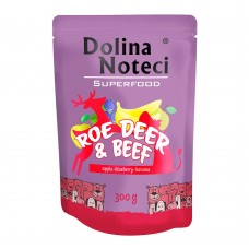 Вологий беззерновий корм для собак Dolina Noteci Dog Superfood With Roe & Beef 300 г