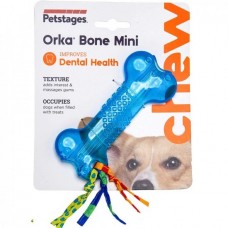 Іграшка для собак Petstages Orka Bone Mini Blue 12 см