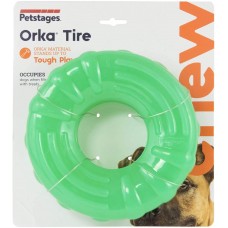 Іграшка для собак Petstages Orka Tire Pet Green 15.2 см