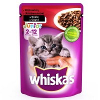 Вологий корм для кошенят Whiskas Kitten Beef 100 г