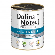 Вологий корм для собак Dolina Notecі Dog Premium Trout 400 г