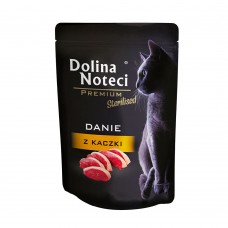 Вологий корм для котів Dolina Noteci Cat Premium Danie Sterilized Duck 85 г