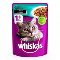 Вологий корм для котів Whiskas Rabbit 100 г