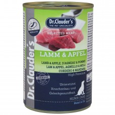Вологий корм для собак Dr.Clauder's Selected Meat Lamb & Apple 400 г